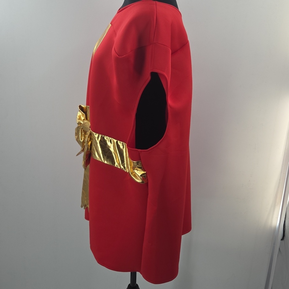 Festive Red and Gold Gift Box Costume - Picture 16 of 16